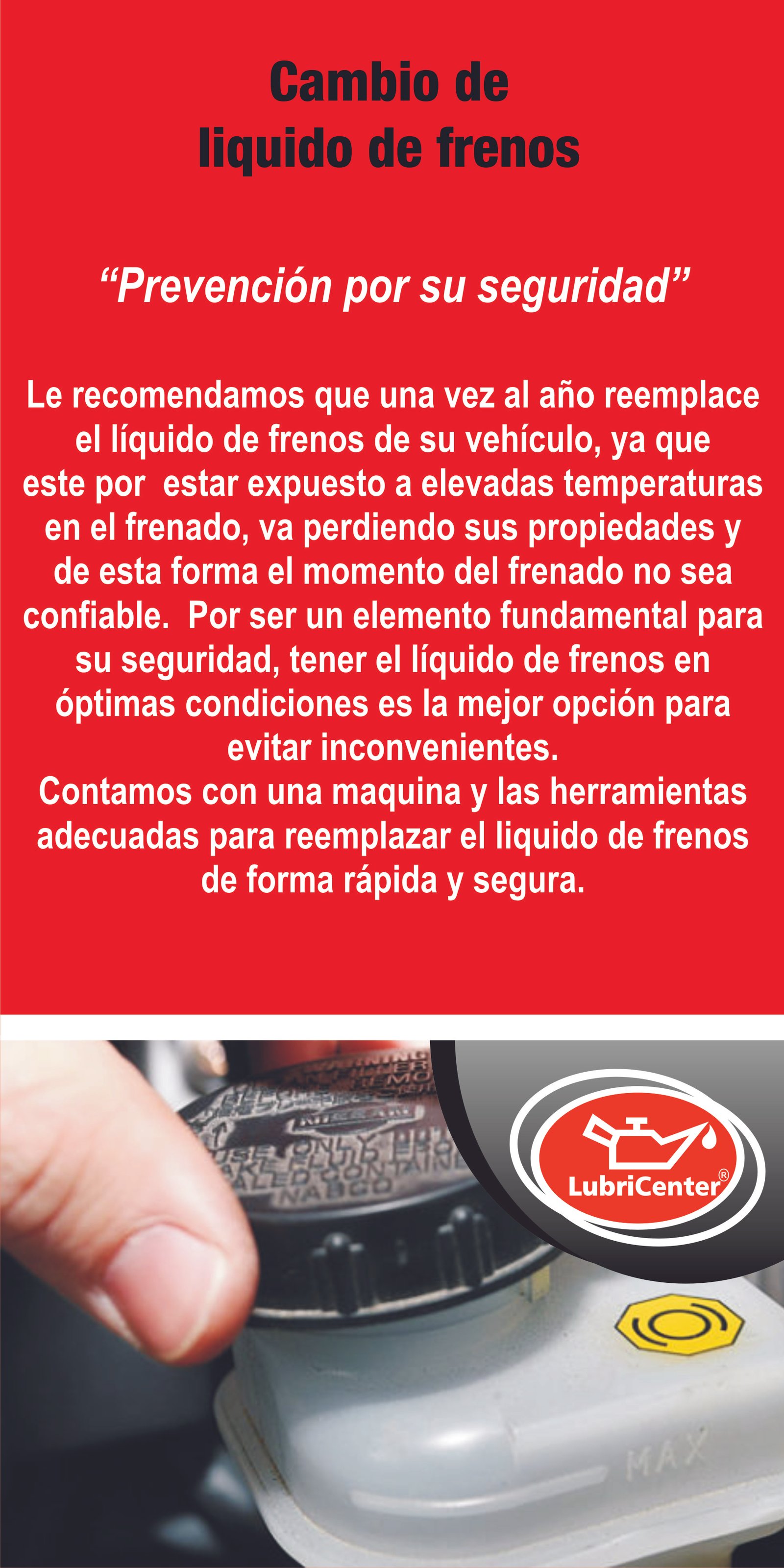 Cambio de líquido de frenos